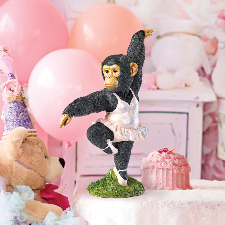 Monkail Chimpnikov Monkey Ballet Dancer Statue