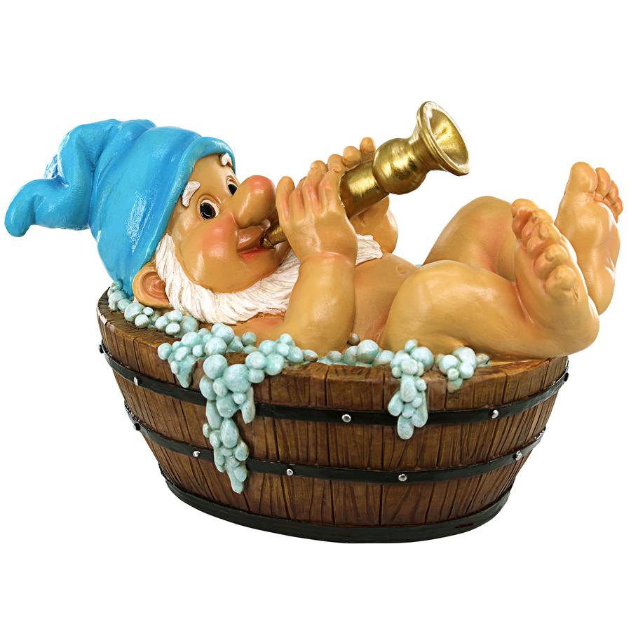 Suds the Squeaky Clean Garden Gnome Statue