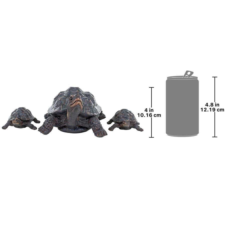 Turtle Tribe Garden Tortoise Family Statues