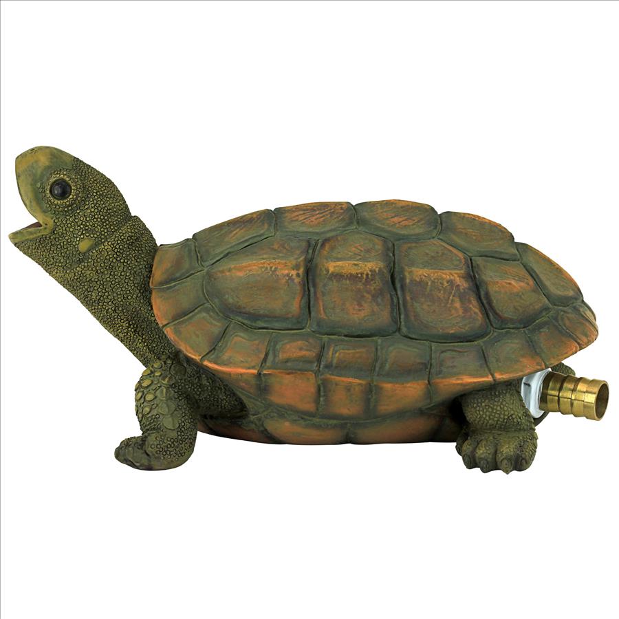 Sprinkle the Turtle Piped Spitter Statue