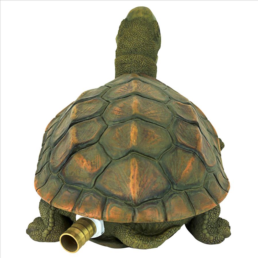 Sprinkle the Turtle Piped Spitter Statue