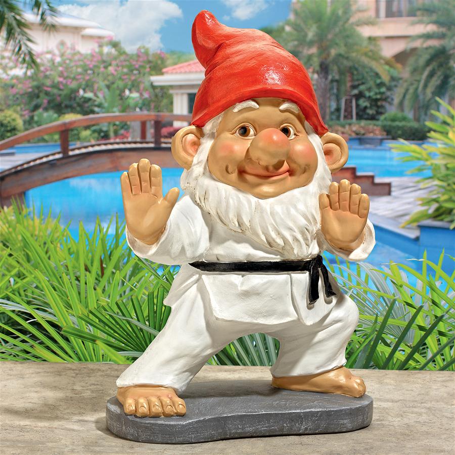 Karate Kobi Martial Arts Garden Gnome Statue