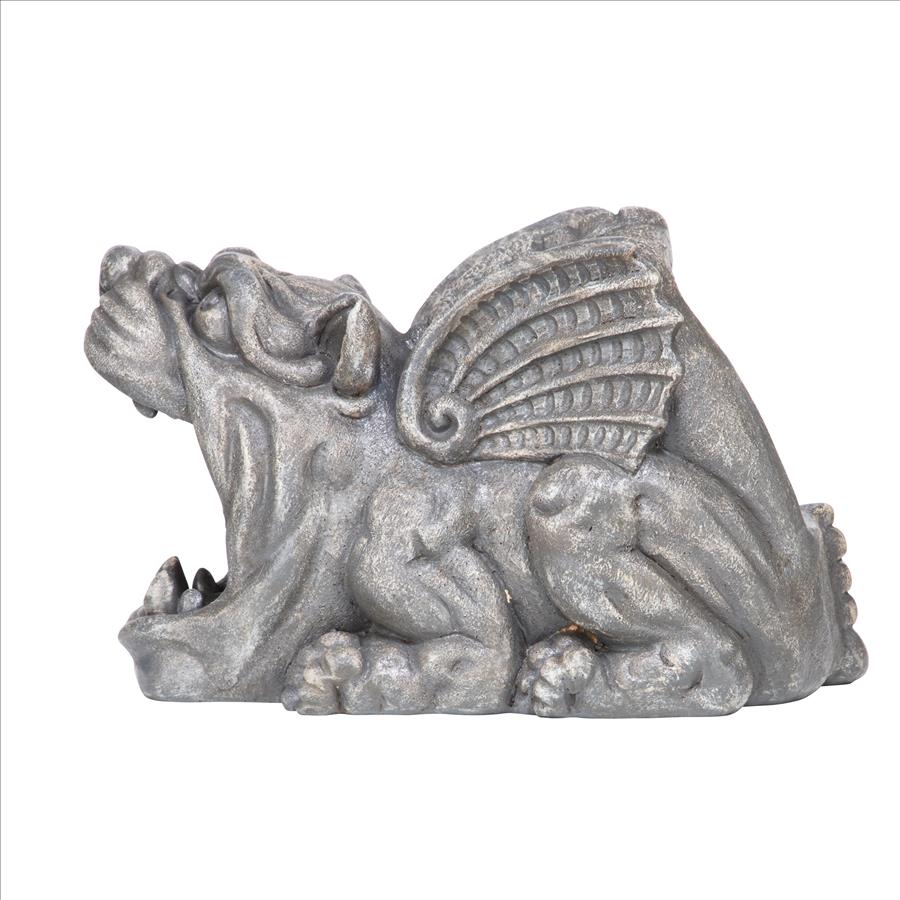 Roland the Gargoyle Gutter Guardian Downspout Statue