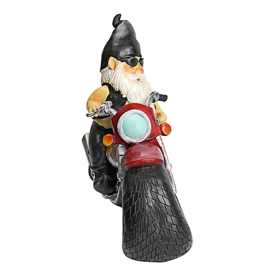 Axle Grease, the Biker Gnome Statue