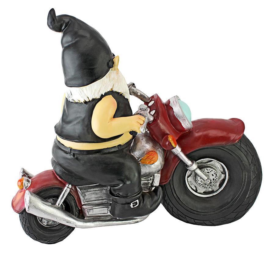 Axle Grease, the Biker Gnome Statue