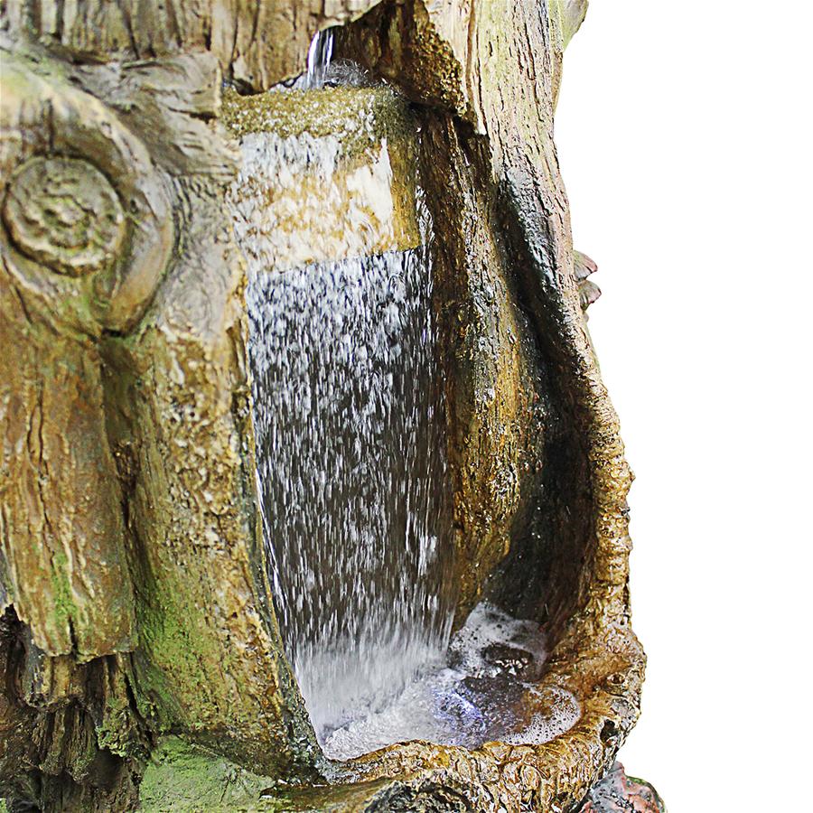 Hawksbill Gulch Cascading Illuminated Garden Fountain