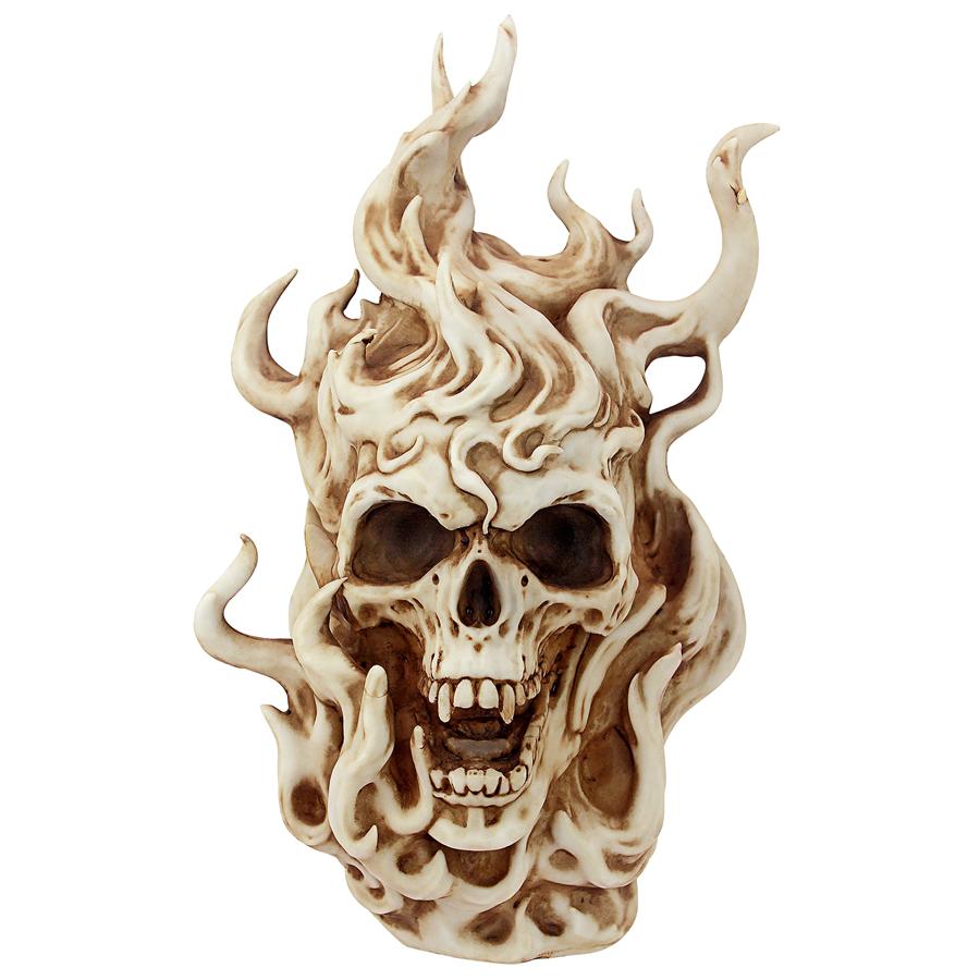Hell s Flames Vampire Skull Statue