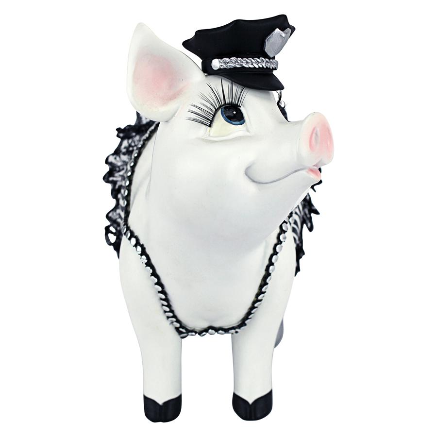 Porker on Patrol Pig Statue