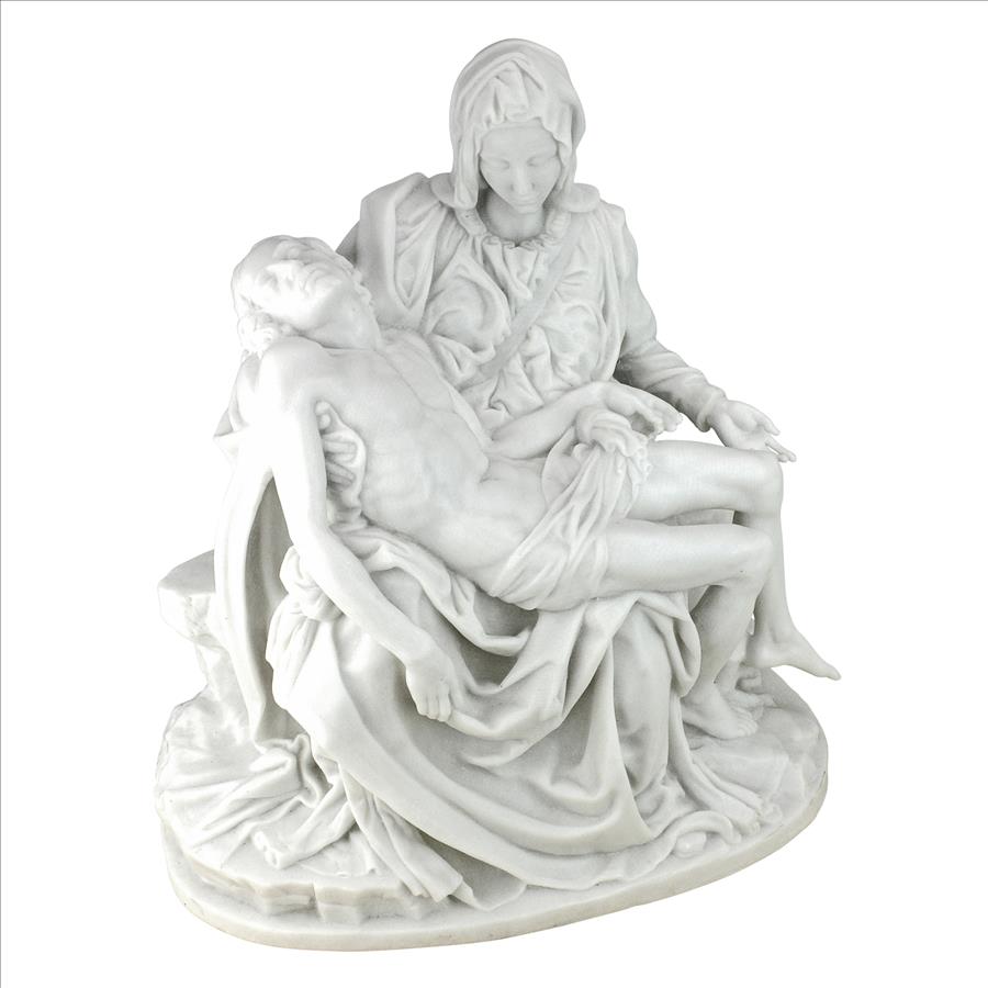 Pieta Bonded Marble Statue: Grande