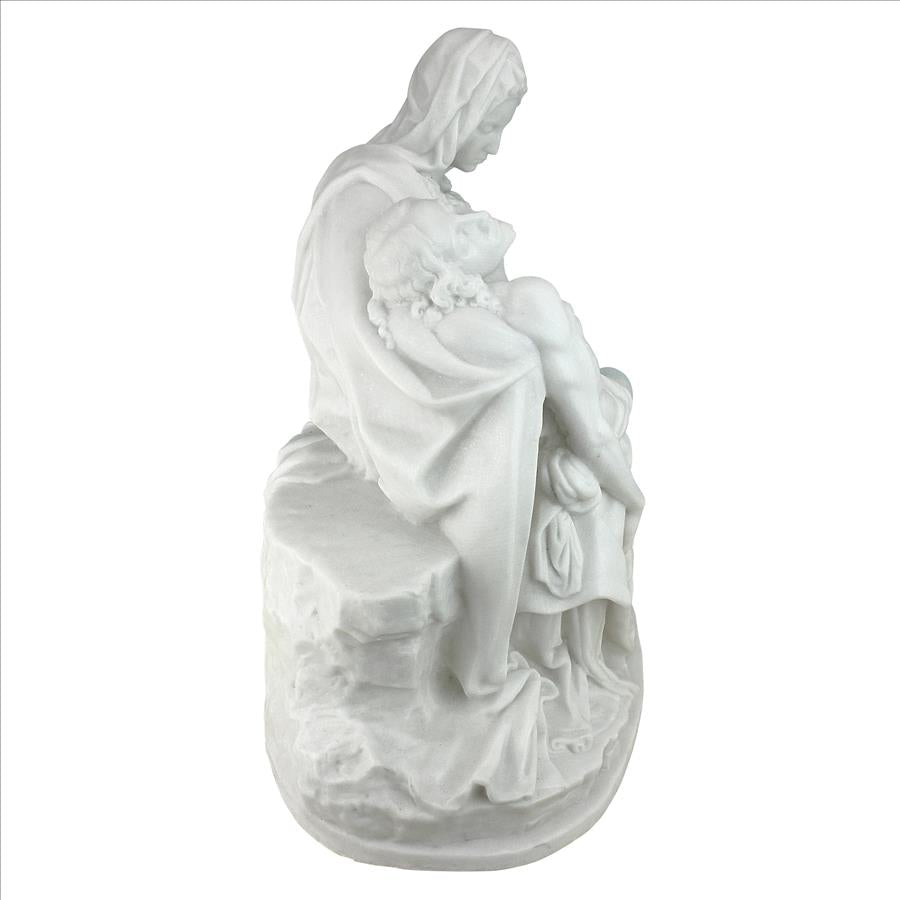 Pieta Bonded Marble Statue: Grande