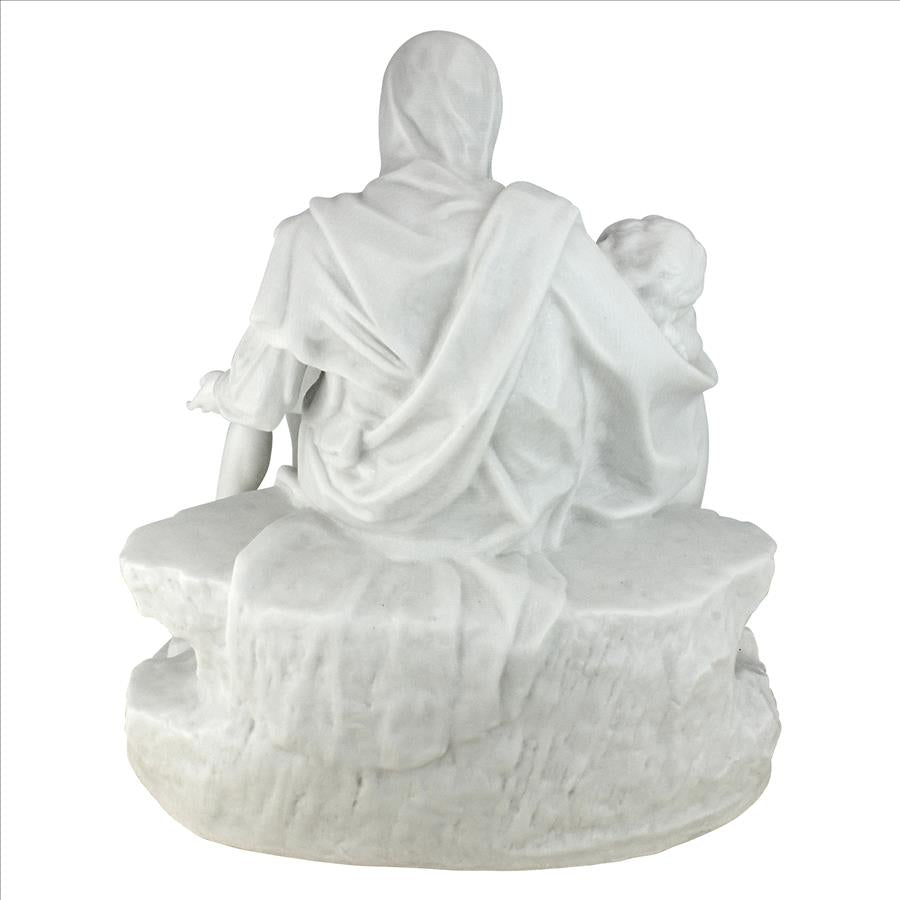 Pieta Bonded Marble Statue: Grande