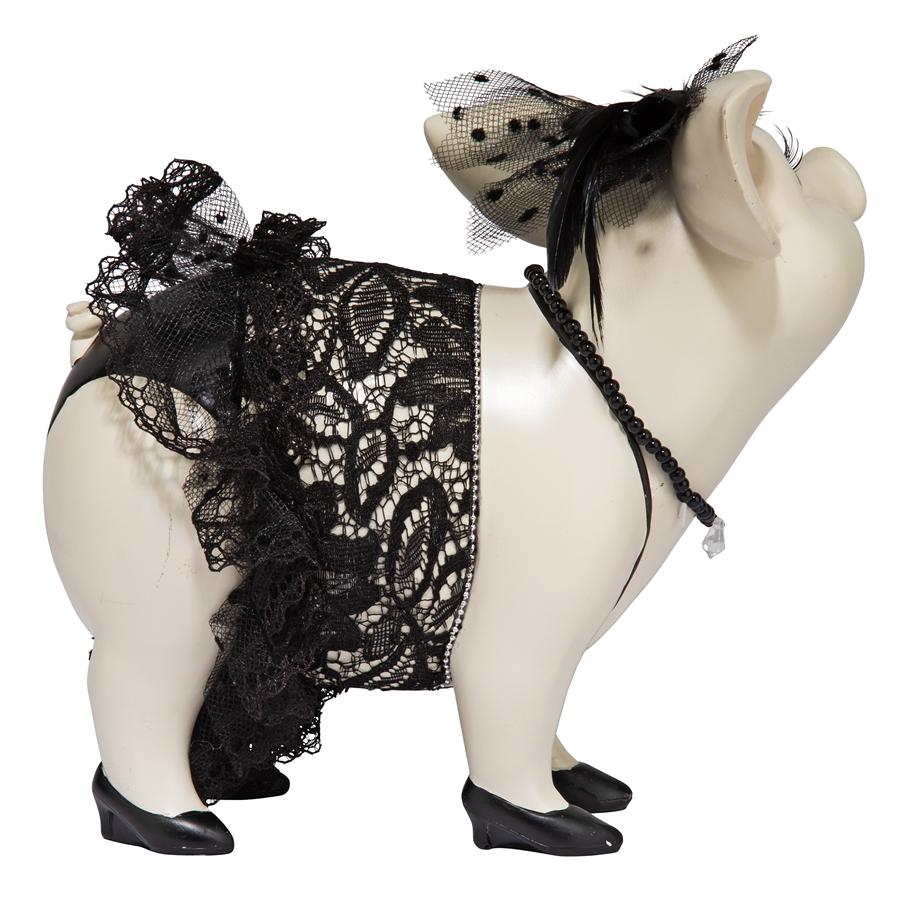 Lace and Lard, Madame Pig Statue