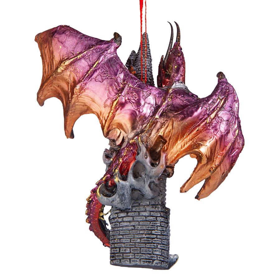 Zanzibar, the Gothic Dragon Holiday Ornament