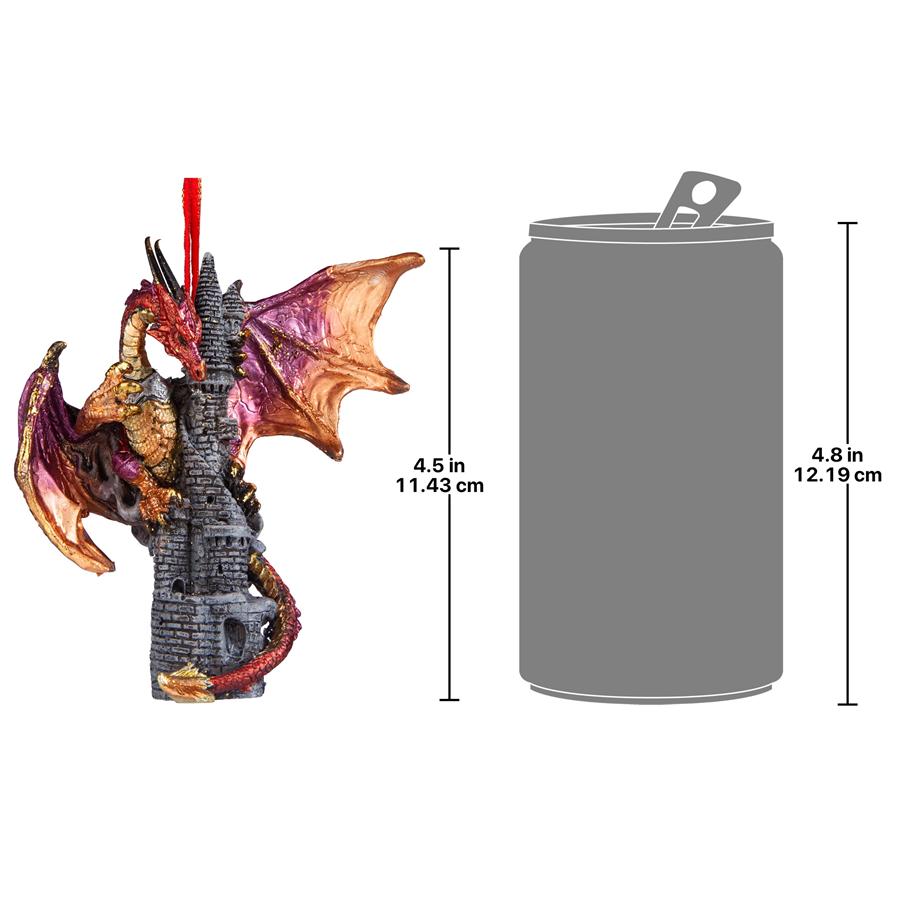 Zanzibar, the Gothic Dragon Holiday Ornament