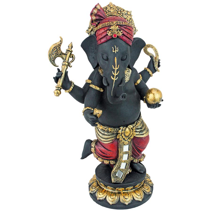 Standing Lord Ganesha Elephant God Abhanga Hindu Statue