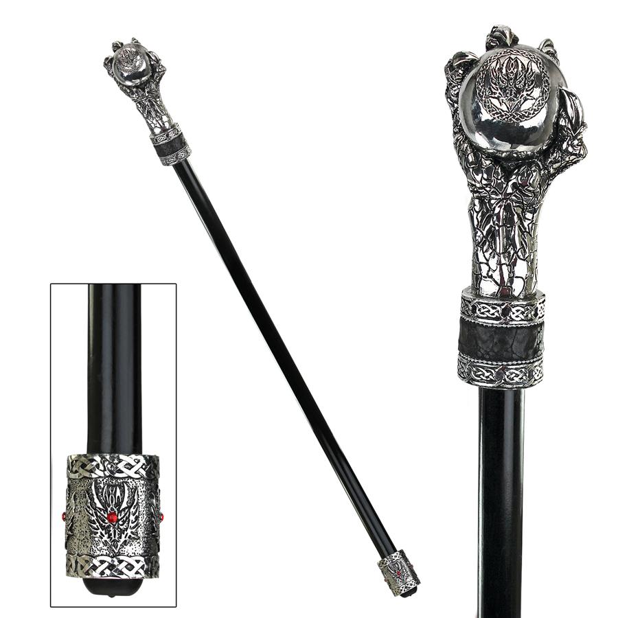 Dragons Thorne Collection: Dragons Grasp Gothic Walking Stick