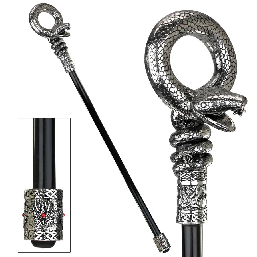 Dragons Thorne Collection: Medusa's Snake Walking Stick