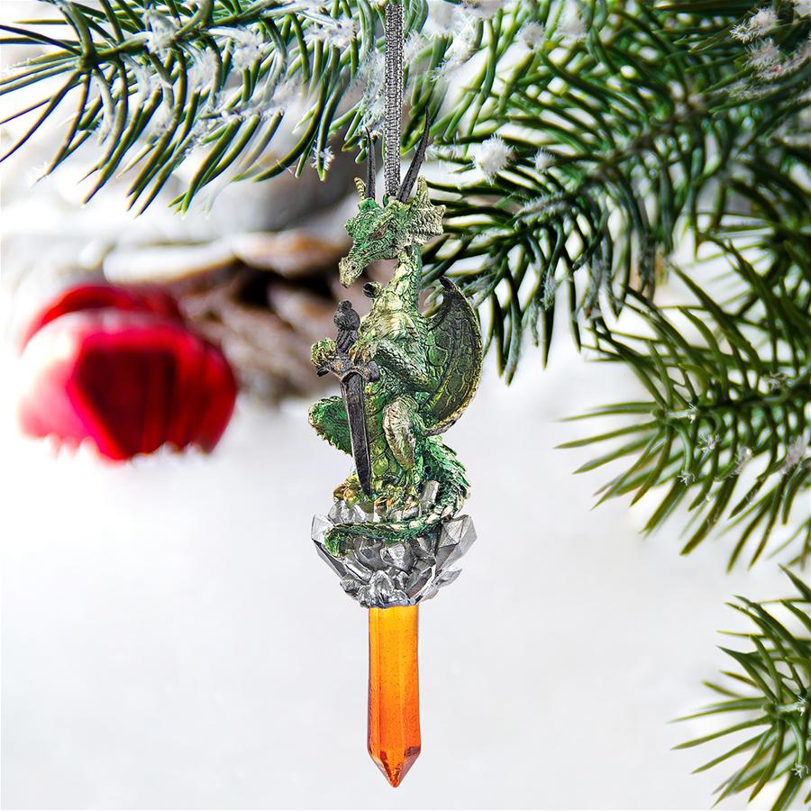 Cicles, the Gothic Dragon Collectible Holiday Ornament