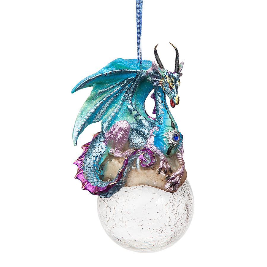 Frost, the Gothic Dragon Holiday Ornament