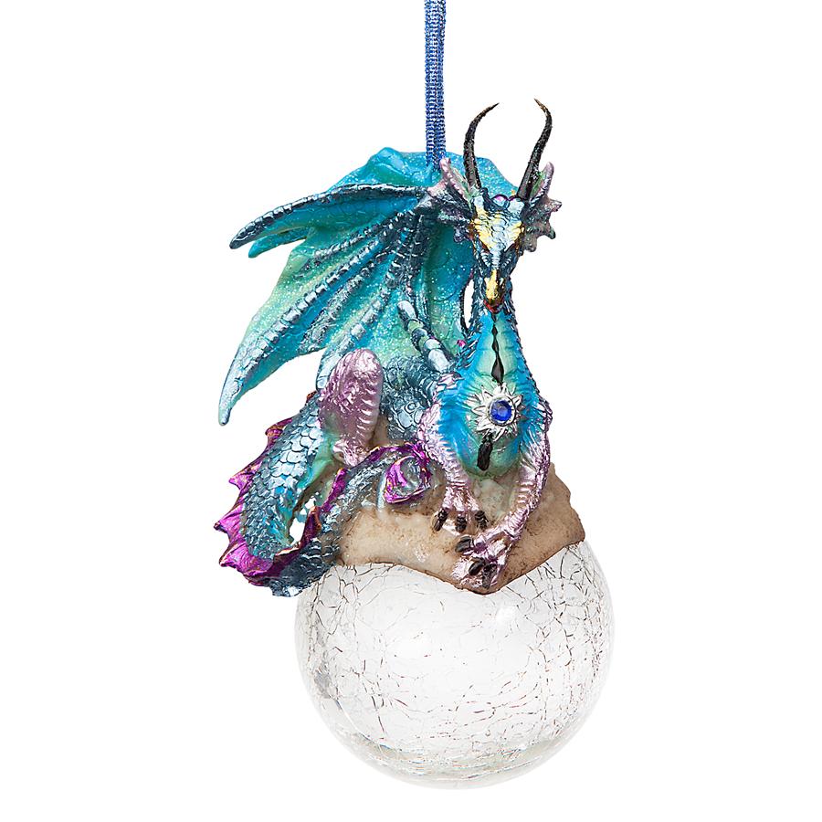 Frost, the Gothic Dragon Holiday Ornament