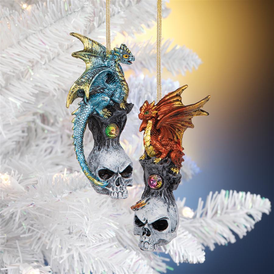 Dragons of Skull Hollow Holiday Ornaments