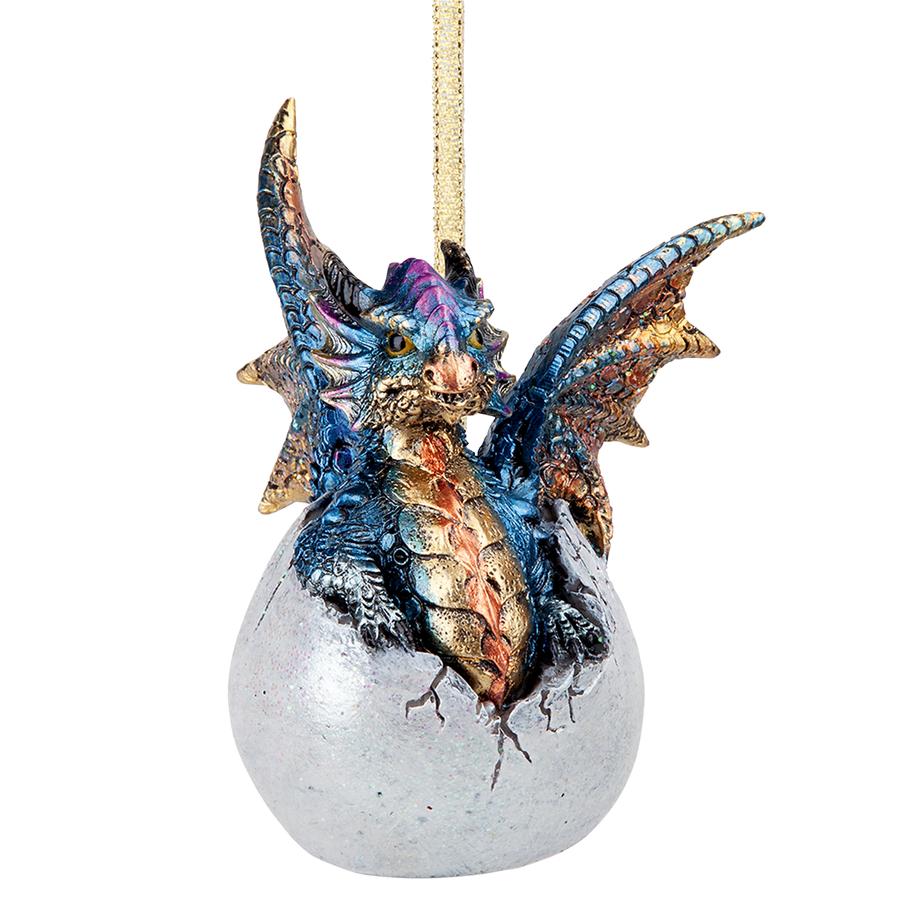 Hard Boiled Dragon Hatchling Holiday Ornament