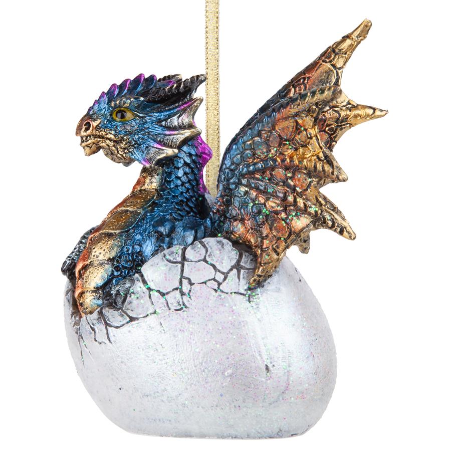 Hard Boiled Dragon Hatchling Holiday Ornament