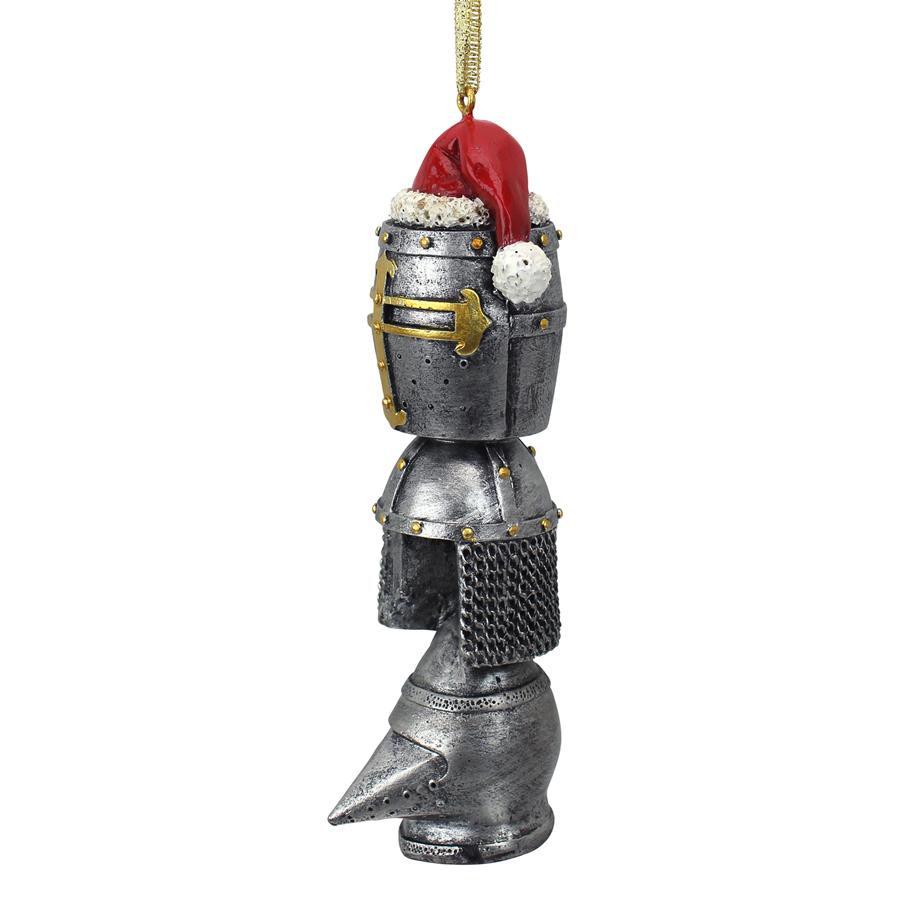 Medieval Helms Totem Holiday Ornament