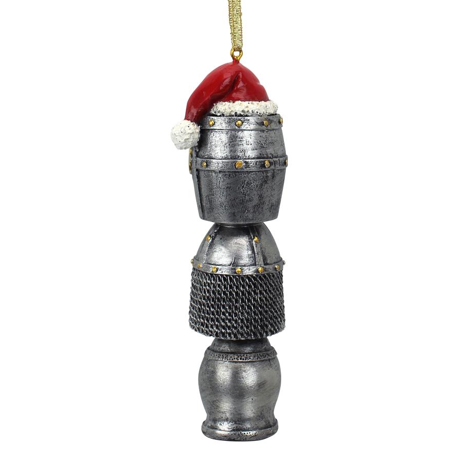 Medieval Helms Totem Holiday Ornament