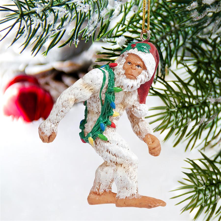 Bigfoot the Abominable Snowman Yeti Holiday Ornament