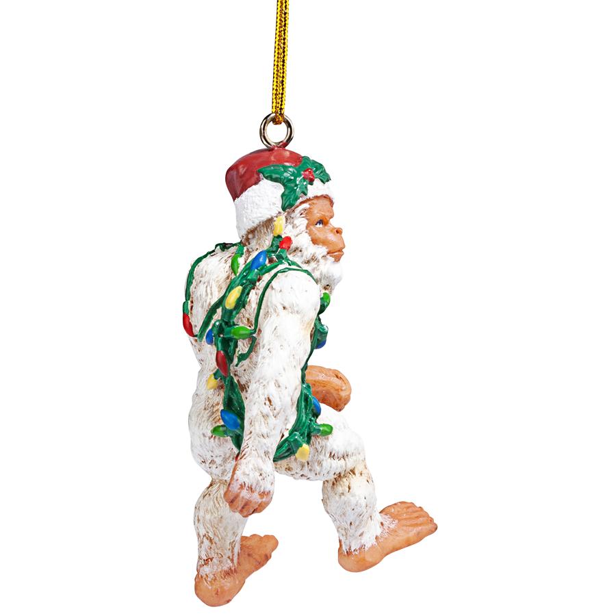 Bigfoot the Abominable Snowman Yeti Holiday Ornament