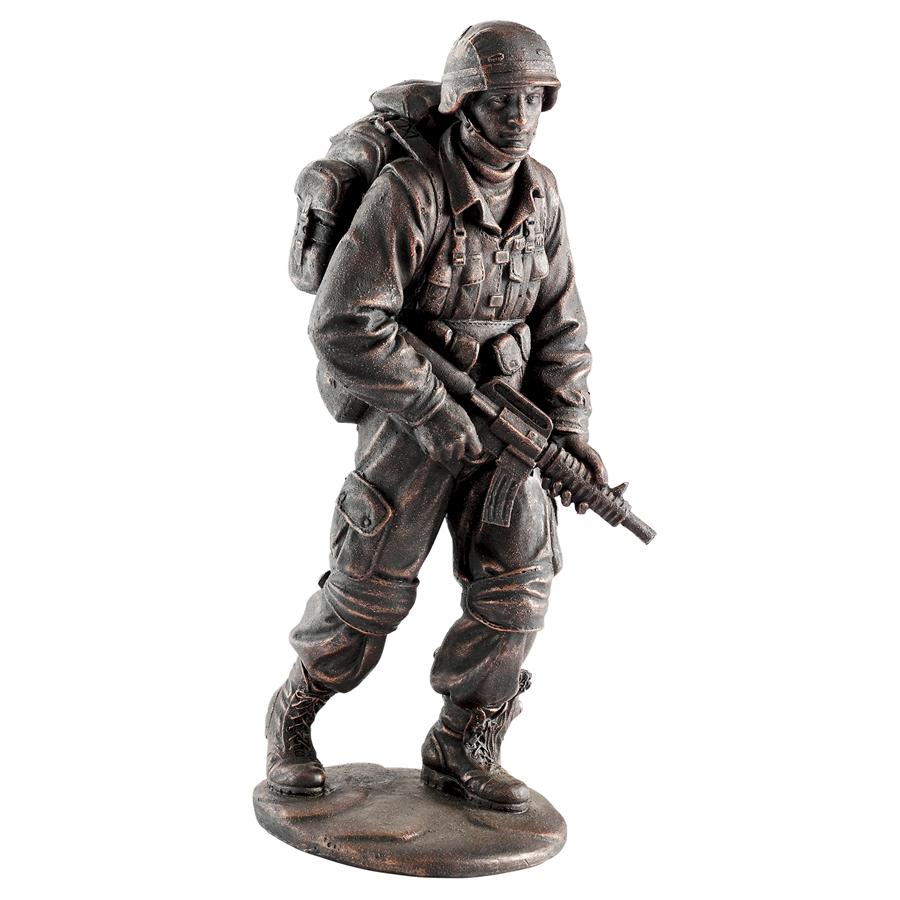 Salute to Our Heroes Military Soldier Statue