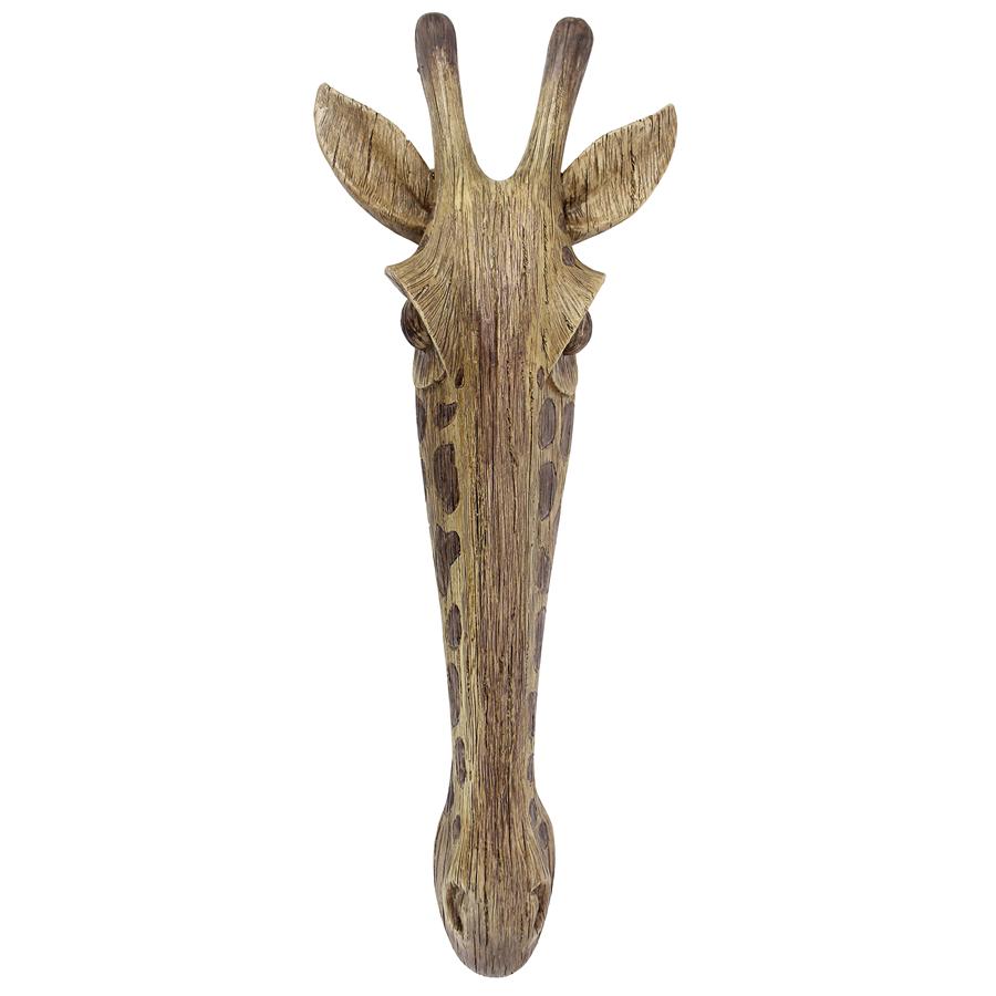 Animal Mask of the Savannah Wall Sculpture: Giraffe
