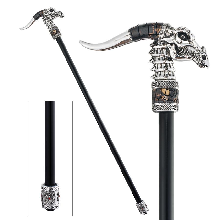 Dragonsthorne Collection: Nebula, The Dragon Gothic Walking Stick
