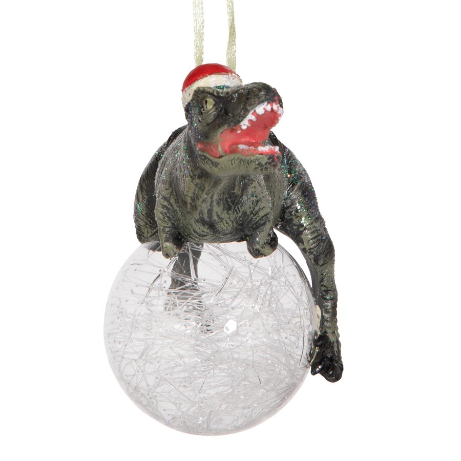 Blitzer, the T-Rex Holiday Ornament