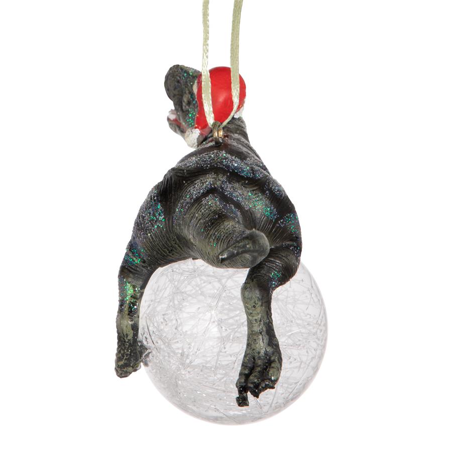 Blitzer, the T-Rex Holiday Ornament