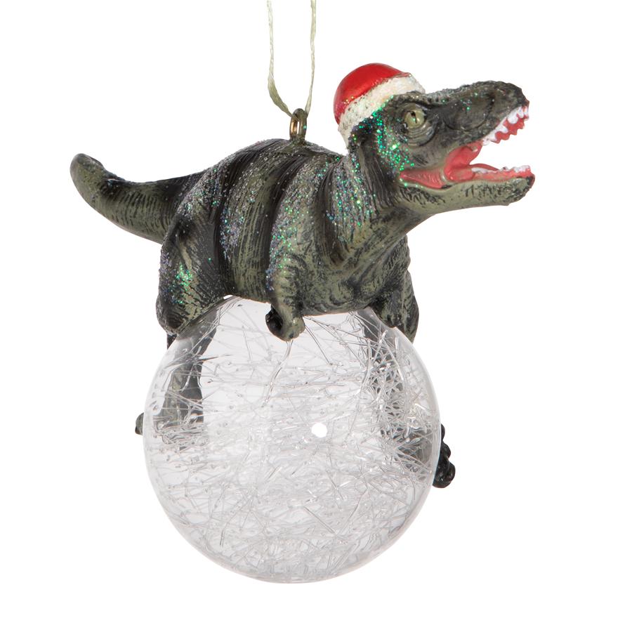 Blitzer, the T-Rex Holiday Ornament