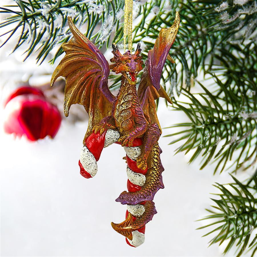 Cane and Abel the Dragon 2017 Holiday Ornament