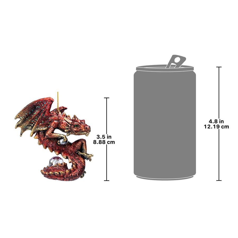 Christmas Light Protector Dragon 2021 Gothic Holiday Ornament: Each