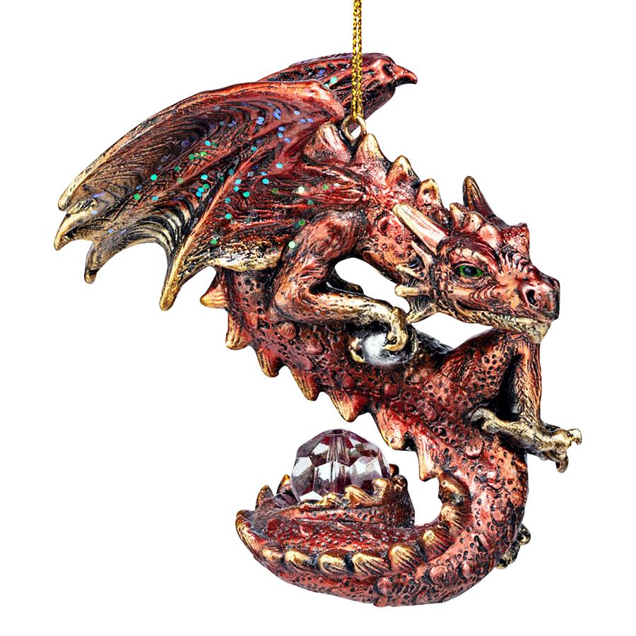 Christmas Light Protector Dragon 2021 Gothic Holiday Ornament: Each