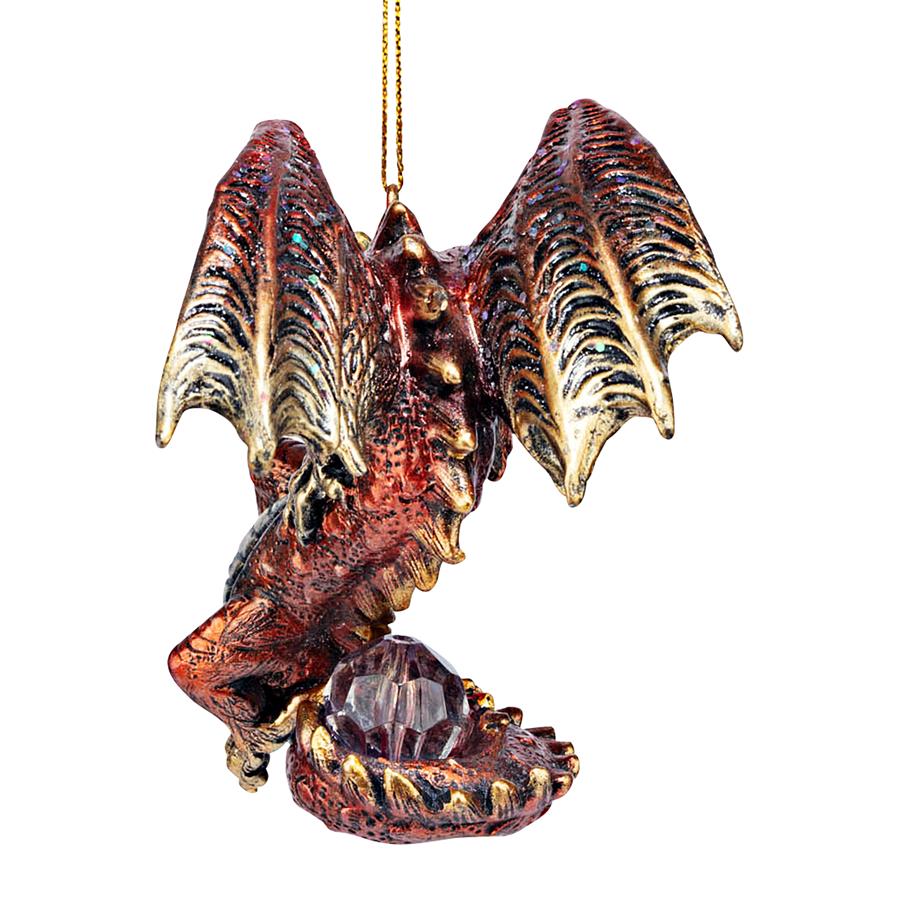 Christmas Light Protector Dragon 2021 Gothic Holiday Ornament: Each