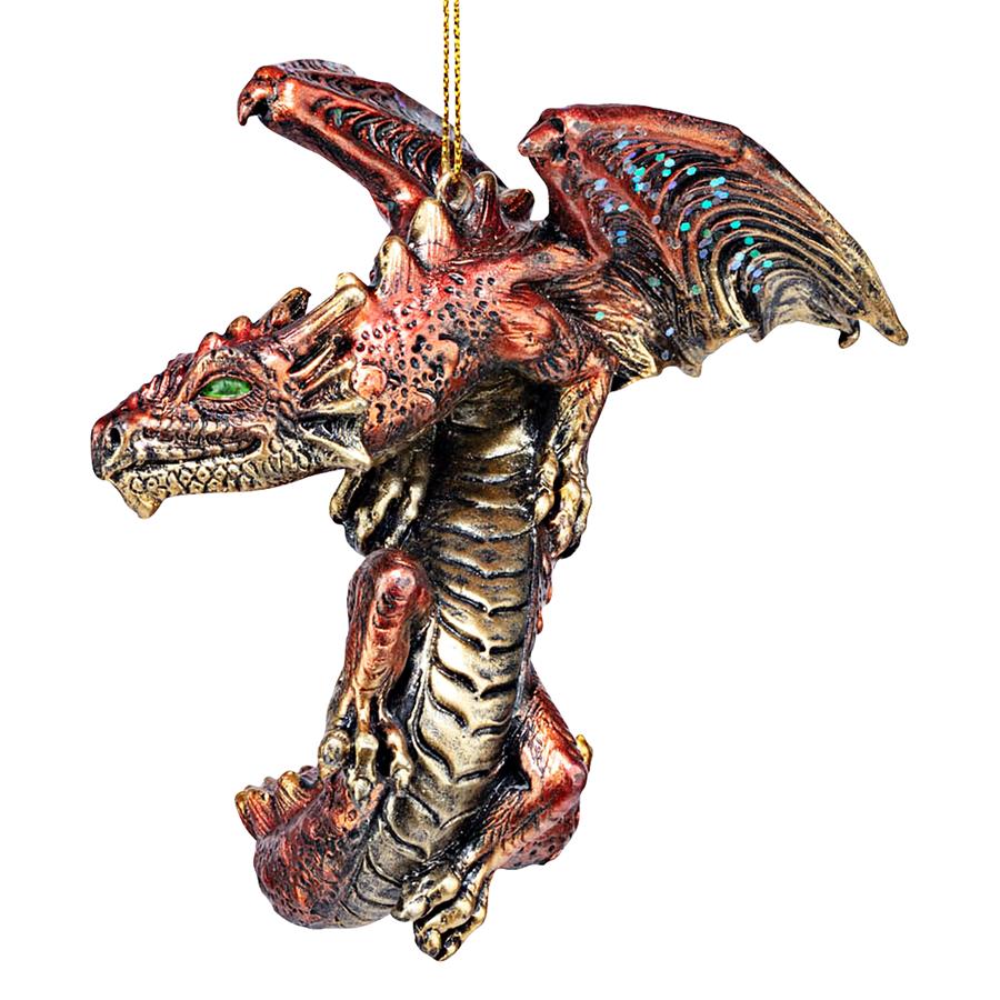 Christmas Light Protector Dragon 2021 Gothic Holiday Ornament: Each