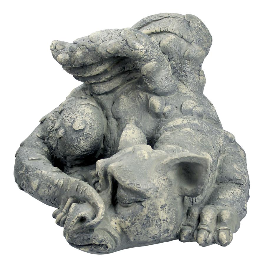 Blushing Babel, the Bashful Dragon Statue: Large