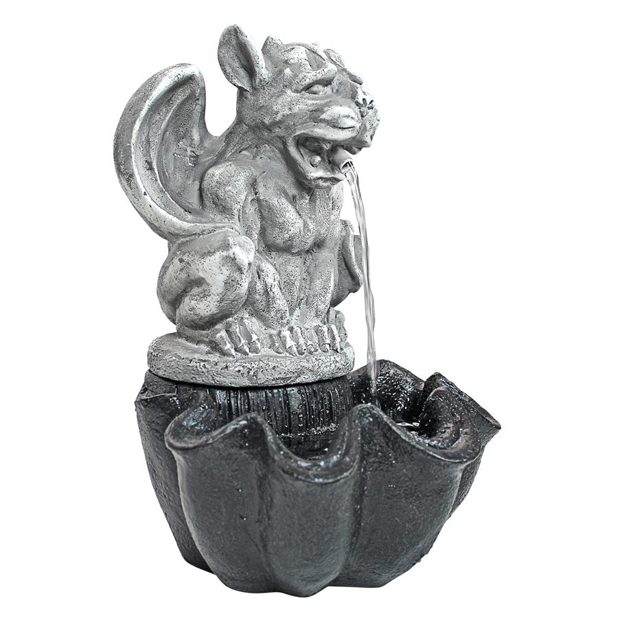 Cedric the Squirt Gothic Gargoyle Fountain