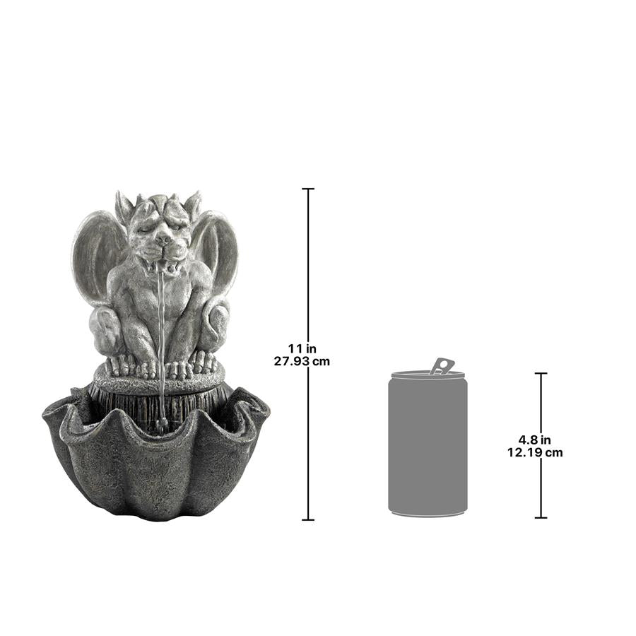 Cedric the Squirt Gothic Gargoyle Fountain