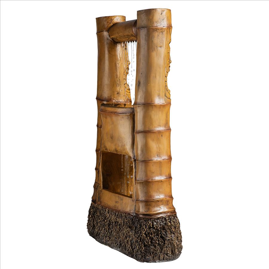 Tiki Gods of Hawaiian Islands LED Garden Fountain