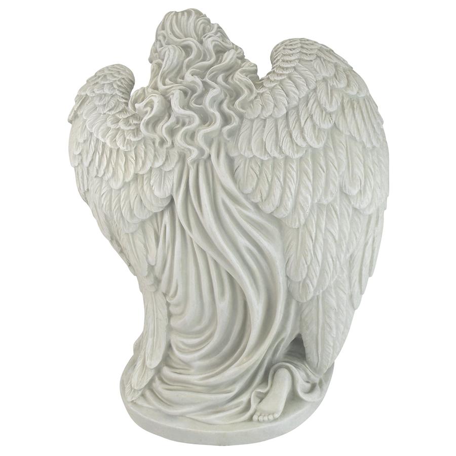 Quiet Countenance Praying Angel Garden Statue