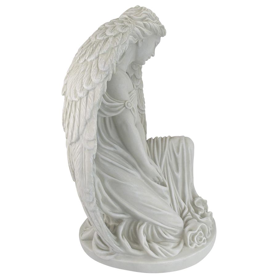 Quiet Countenance Praying Angel Garden Statue