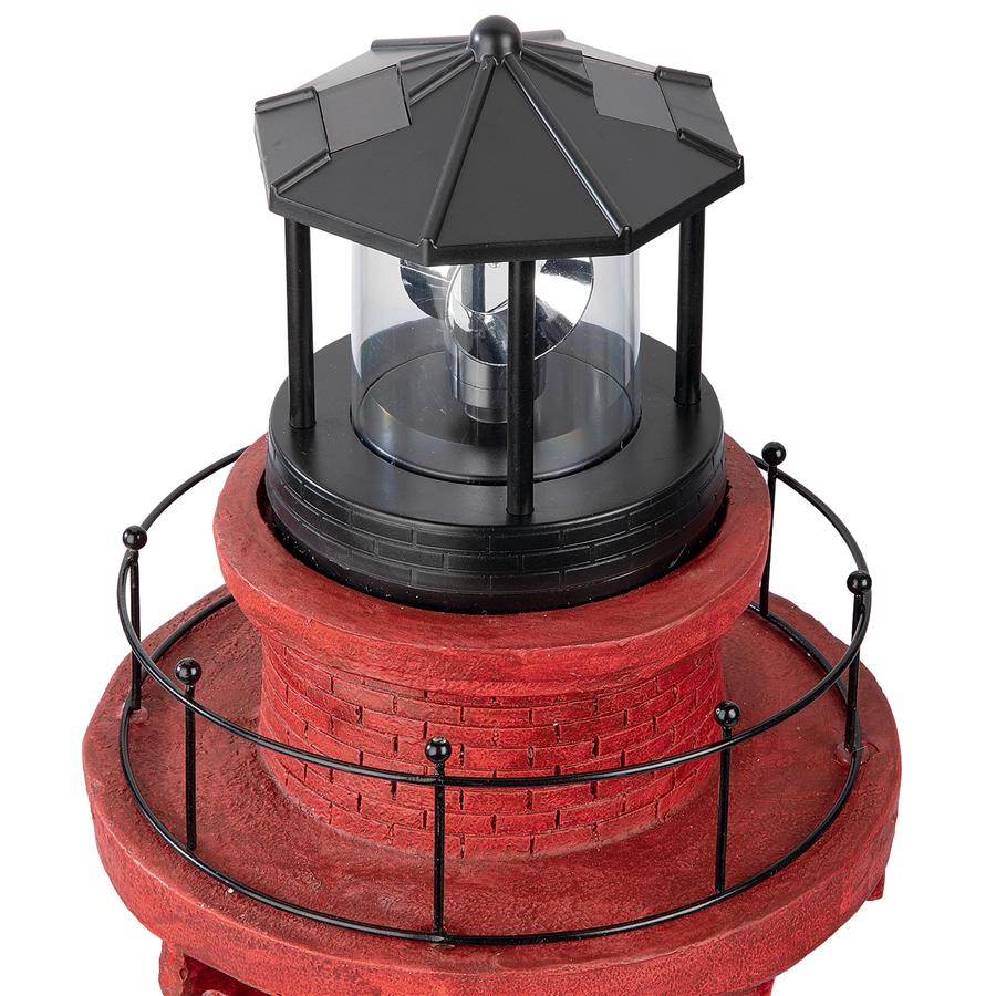 Coastal Shoal Lighthouse Solar Beacon Statue