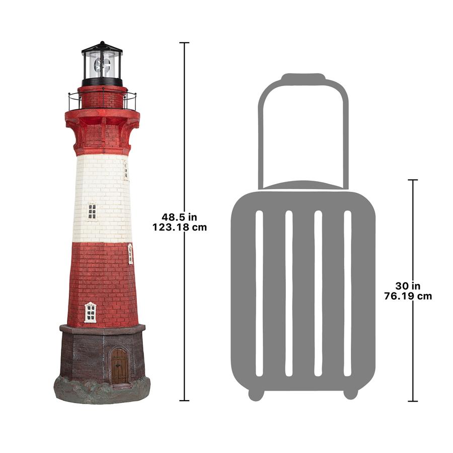 Coastal Shoal Lighthouse Solar Beacon Statue